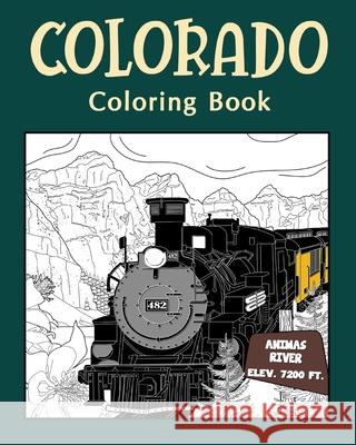 Colorado Coloringฺ Book: Adults Coloring Books Featuring Colorado City & Landmark Patterns Designs Paperland 9781006482748 Blurb