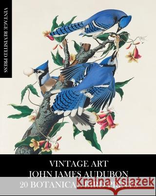 Vintage Art: John James Audubon: 20 Botanical Bird Prints Vintage Revisited Press 9781006646478 Blurb