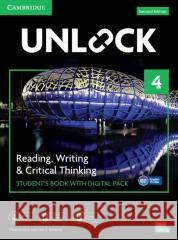 Unlock Level 4 Reading, Writing and Critical Thinking Student's Book with Digital Pack Chris Sowton Alan S. Kennedy  9781009031417