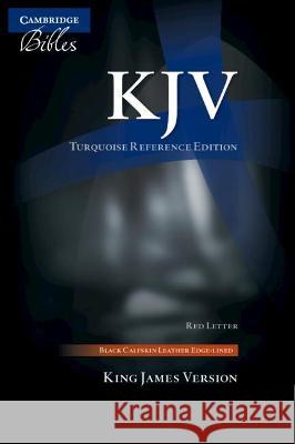 KJV Turquoise Reference Bible, Black Calfskin Leather, Full Yapp, Kj675: Xrly  9781009077132 Cambridge University Press