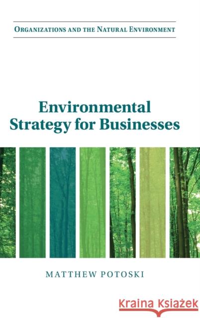 Environmental Strategy for Businesses Matthew (University of California, Santa Barbara) Potoski 9781009098991 Cambridge University Press