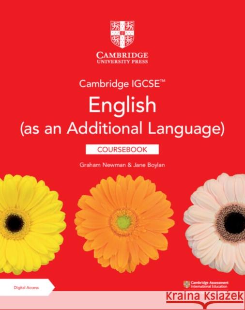 Cambridge IGCSE™ English (as an Additional Language) Coursebook with Digital Access (2 Years) Jane Boylan 9781009150057