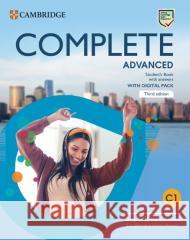 Complete Advanced Student's Book with Answers with Digital Pack Greg Archer Guy Brook-Hart Sue Elliot 9781009162319