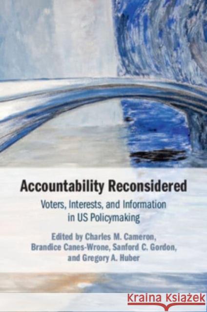 Accountability Reconsidered: Voters, Interests, and Information in US Policymaking  9781009168304 Cambridge University Press