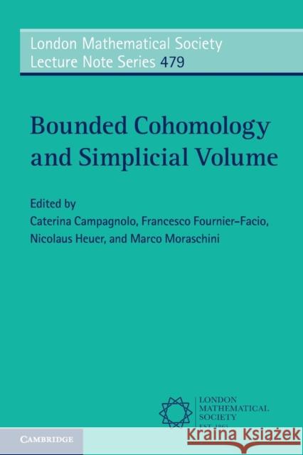 Bounded Cohomology and Simplicial Volume  9781009183291 Cambridge University Press