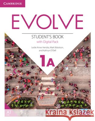 Evolve Level 1a Student's Book with Digital Pack Anne Hendra, Leslie 9781009231770