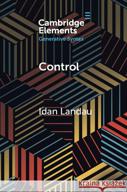 Control Idan (Ben-Gurion University of the Negev, Israel) Landau 9781009243117 Cambridge University Press