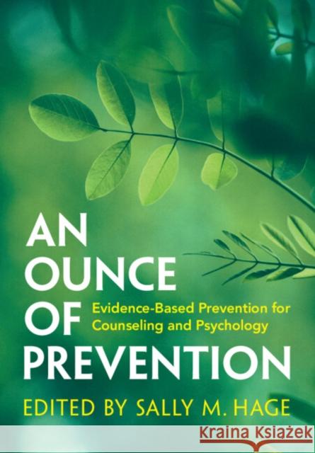 An Ounce of Prevention  9781009244480 Cambridge University Press