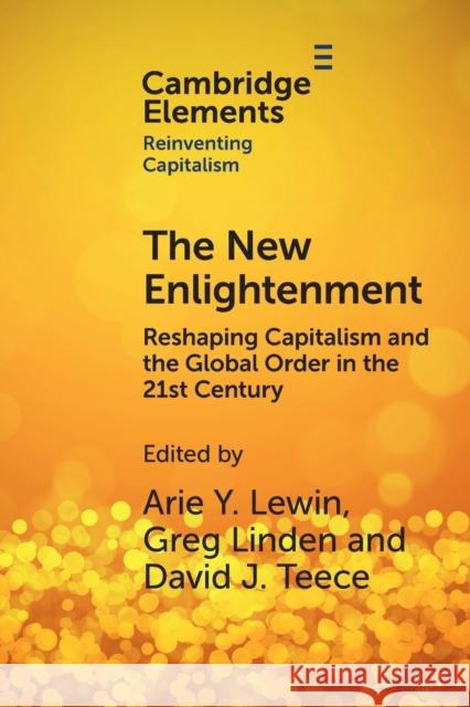 The New Enlightenment Lewin, Arie Y. 9781009258630