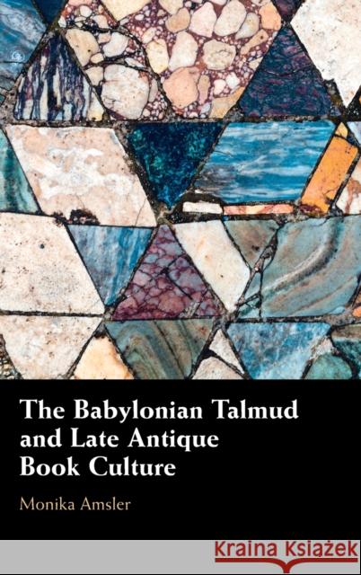 The Babylonian Talmud and Late Antique Book Culture Monika Amsler 9781009297332 Cambridge University Press