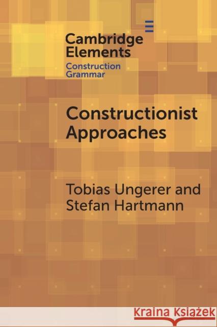 Constructionist Approaches Stefan (Heinrich-Heine-Universitat Dusseldorf) Hartmann 9781009308731 Cambridge University Press