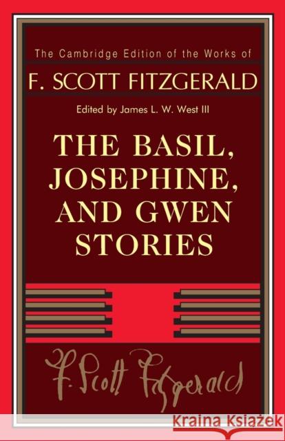 The Basil, Josephine, and Gwen Stories F. Scott Fitzgerald 9781009308861
