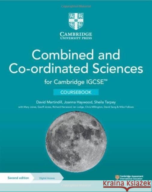 Cambridge IGCSE™ Combined and Co-ordinated Sciences Coursebook with Digital Access (2 Years) Sheila Tarpey 9781009311281 Cambridge University Press