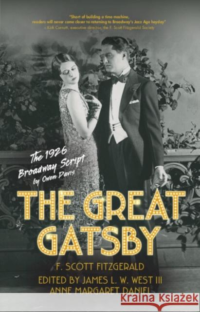 The Great Gatsby: The 1926 Broadway Script  9781009385220 Cambridge University Press