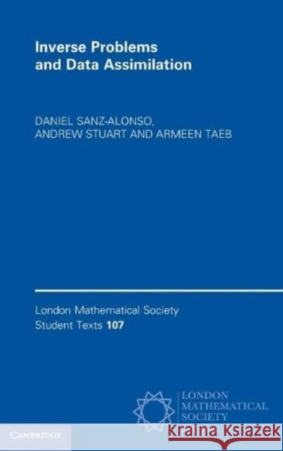 Inverse Problems and Data Assimilation Armeen (University of Washington) Taeb 9781009414326 Cambridge University Press