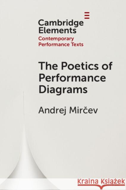 The Poetics of Performance Diagrams Andrej (Universitat der Kunste Berlin) Mircev 9781009446228 Cambridge University Press