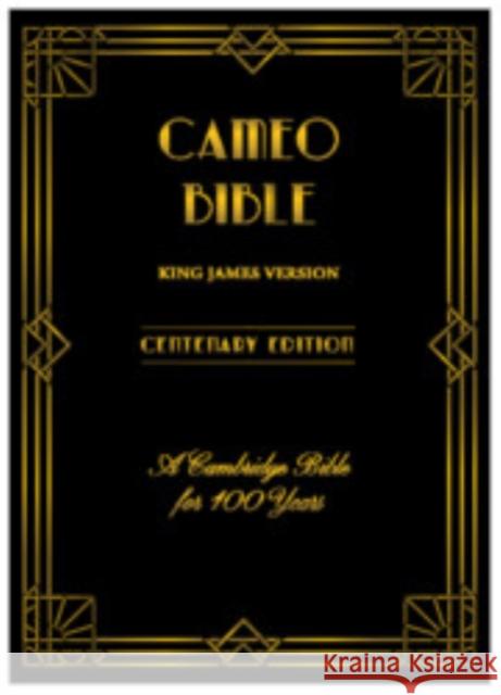 KJV Cameo Centenary Edition, Vintage Golden Brown Calfskin Leather, Full Yapp, Kj457: Xrly  9781009633901 Cambridge University Press