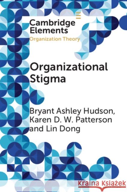 Organizational Stigma Lin (University of Birmingham) Dong 9781009730518