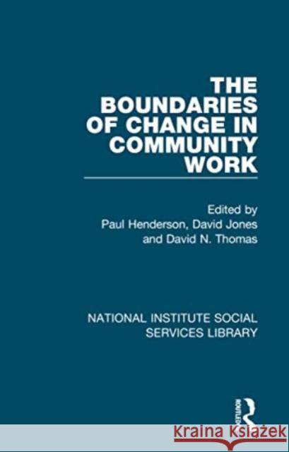 The Boundaries of Change in Community Work  9781032042725 Taylor & Francis Ltd
