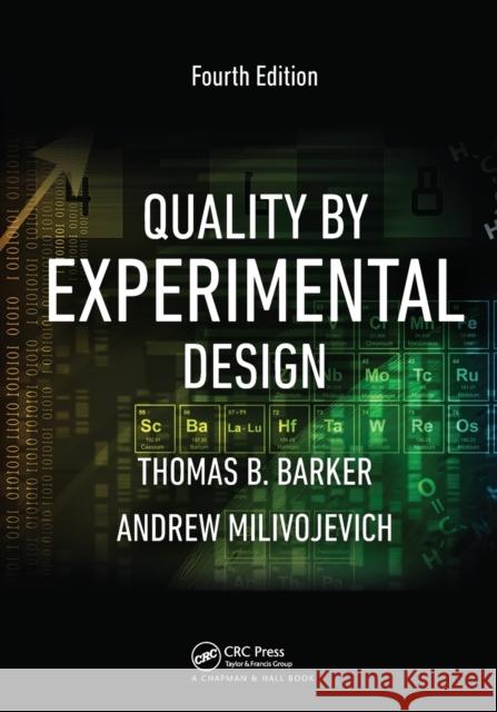 Quality by Experimental Design Andrew Milivojevich 9781032098050 CRC Press