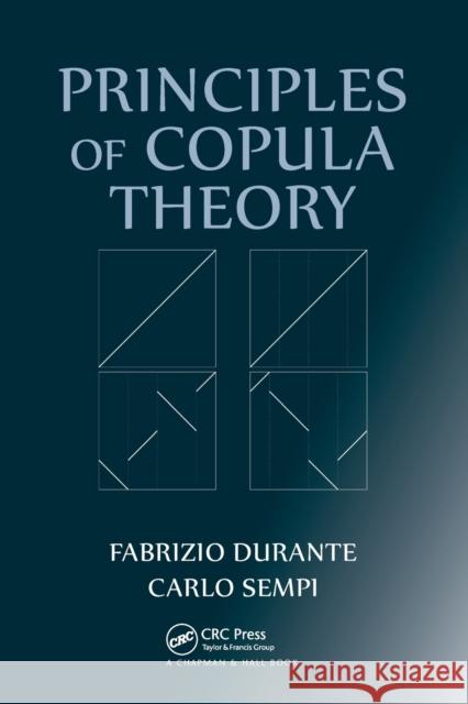 Principles of Copula Theory Carlo Sempi 9781032098470 CRC Press