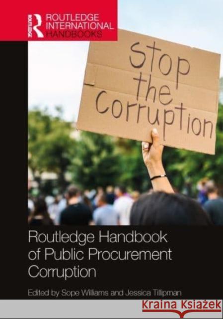Routledge Handbook of Public Procurement Corruption  9781032115405 Taylor & Francis Ltd