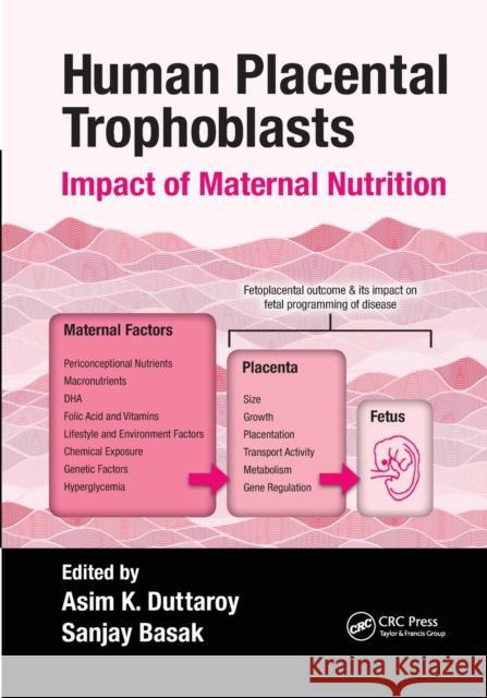 Human Placental Trophoblasts: Impact of Maternal Nutrition Asim K. Duttaroy Sanjay Basak 9781032179629 CRC Press