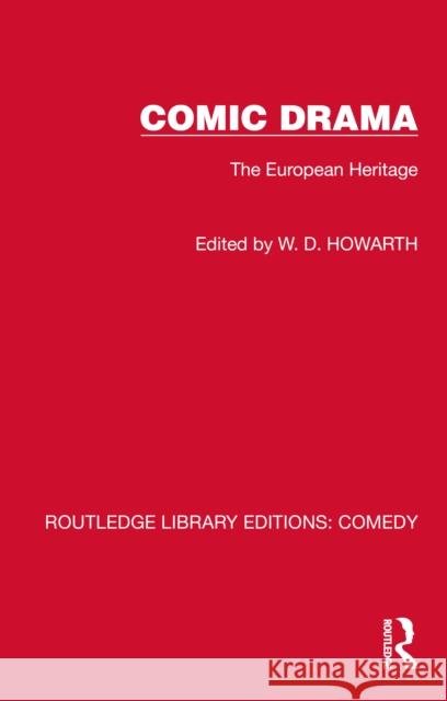 Comic Drama  9781032216775 Taylor & Francis Ltd