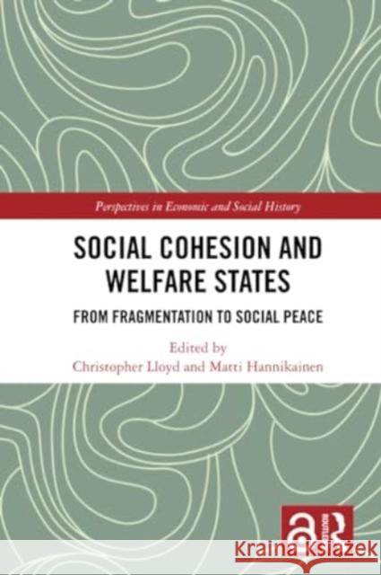 Social Cohesion and Welfare States  9781032235004 Taylor & Francis Ltd