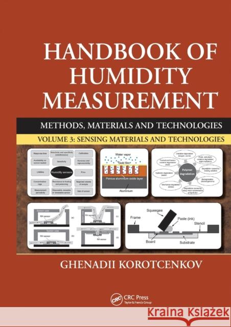 Handbook of Humidity Measurement, Volume 3: Sensing Materials and Technologies Ghenadii Korotcenkov 9781032239095 CRC Press