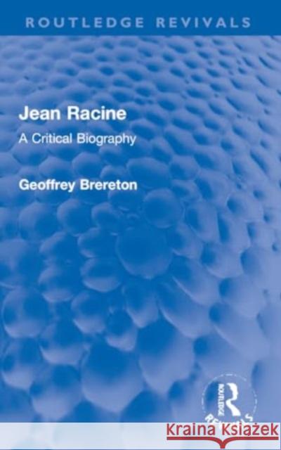 Jean Racine Geoffrey Brereton 9781032253176