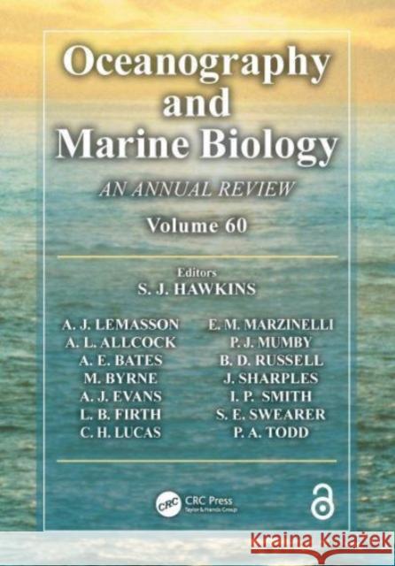 Oceanography and Marine Biology: An Annual Review, Volume 60  9781032265056 Taylor & Francis Ltd