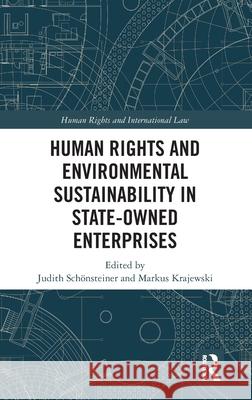 Human Rights and Environmental Sustainability in State-Owned Enterprises Judith Sch?nsteiner Markus Krajewski 9781032271156