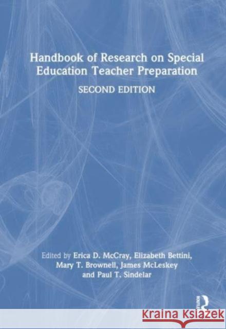 Handbook of Research on Special Education Teacher Preparation  9781032285023 Taylor & Francis Ltd