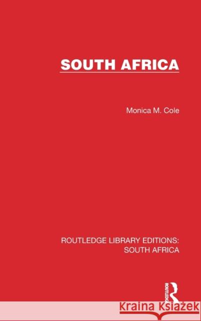 South Africa Monica Cole 9781032307947 Routledge
