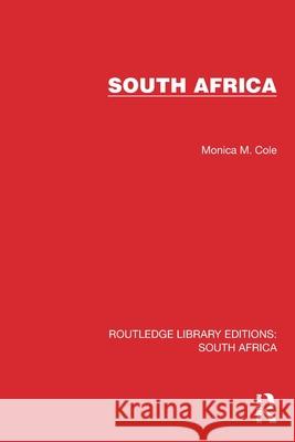 South Africa Monica Cole 9781032308005 Routledge