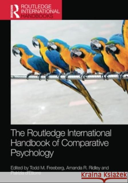 The Routledge International Handbook of Comparative Psychology Todd M. Freeberg Amanda R. Ridley Patrizia D'Ettorre 9781032316536 Routledge