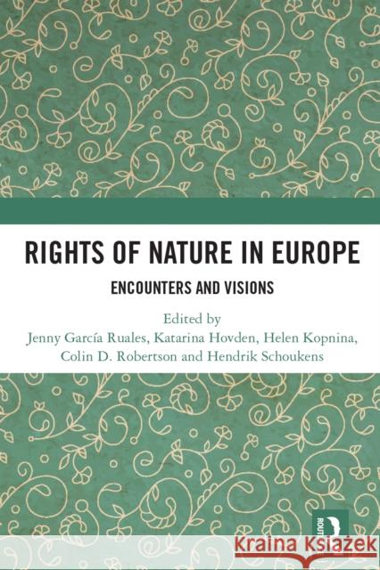 Rights of Nature in Europe  9781032332659 Taylor & Francis Ltd