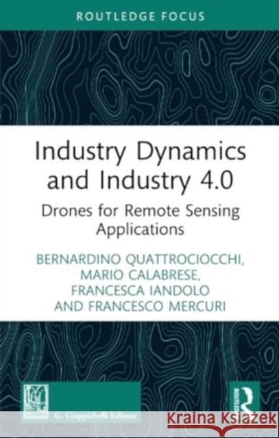 Industry Dynamics and Industry 4.0: Drones for Remote Sensing Applications Bernardino Quattrociocchi Mario Calabrese Francesca Iandolo 9781032358642 Routledge