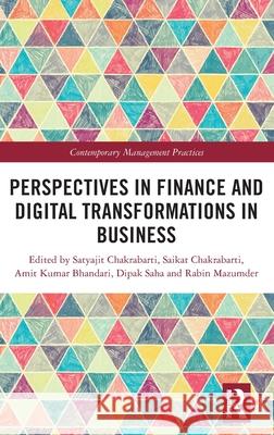 Perspectives in Finance and Digital Transformations in Business  9781032358741 Taylor & Francis Ltd