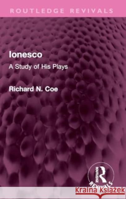 Ionesco Richard Coe 9781032363998 Taylor & Francis Ltd