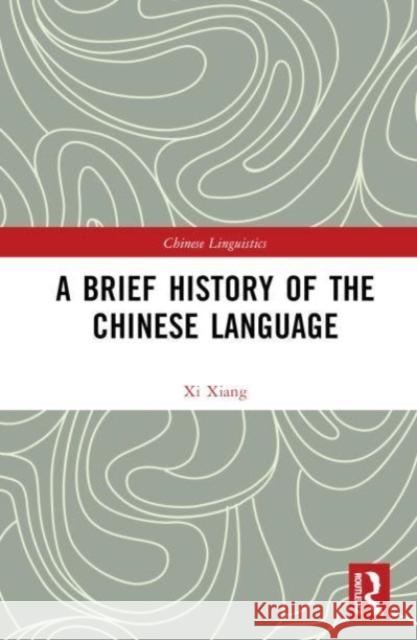 A Brief History of the Chinese Language Xi Xiang 9781032381039 Taylor & Francis Ltd