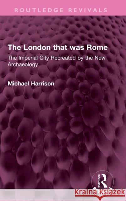 The London That Was Rome: The Imperial City Recreated by the New Archaeology Harrison, Michael 9781032388830 Taylor & Francis Ltd