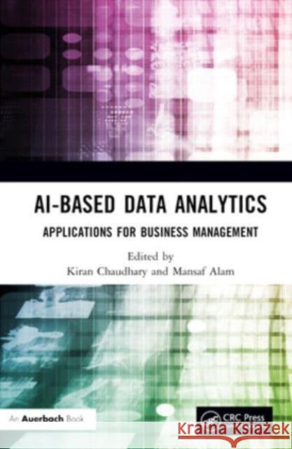 AI-Based Data Analytics  9781032411767 Taylor & Francis Ltd