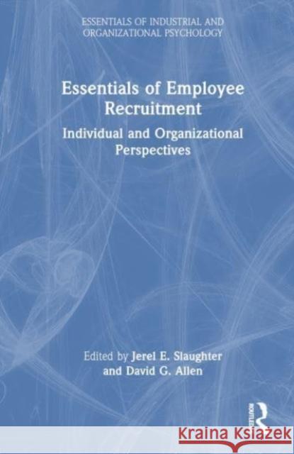 Essentials of Employee Recruitment  9781032412009 Taylor & Francis Ltd