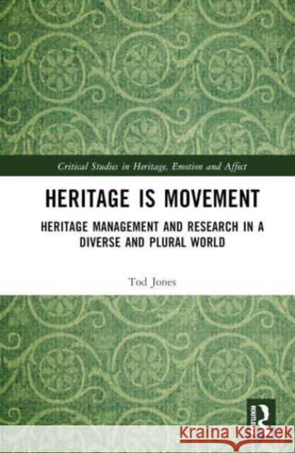 Heritage is Movement Tod Jones 9781032448039 Taylor & Francis Ltd