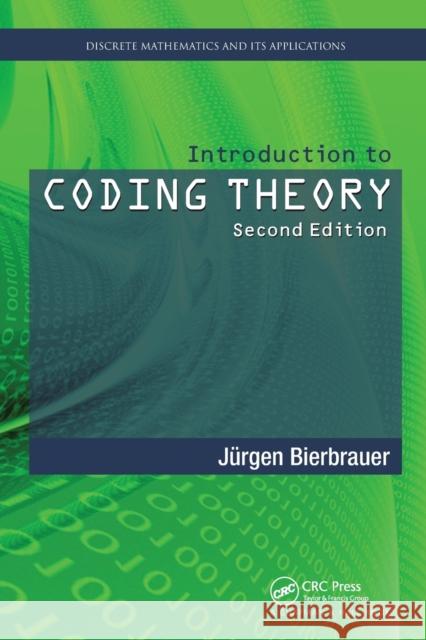 Introduction to Coding Theory Jurgen Bierbrauer 9781032477190 CRC Press