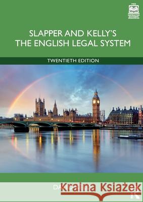 Slapper and Kelly's The English Legal System David Kelly 9781032505220 Taylor & Francis Ltd