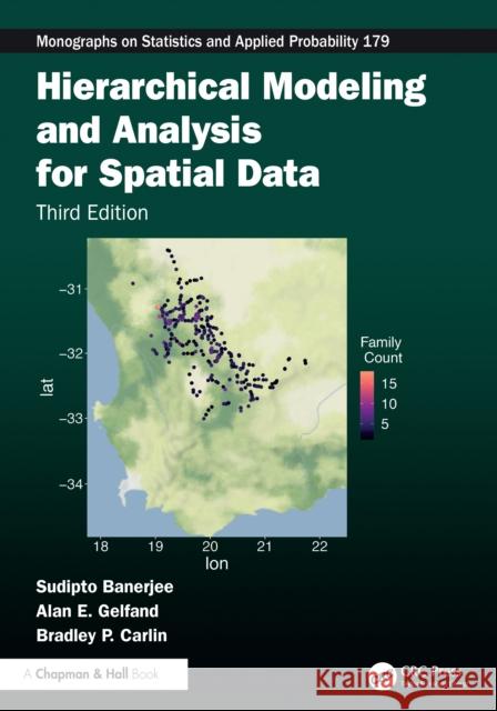 Hierarchical Modeling and Analysis for Spatial Data Bradley P. Carlin 9781032508559 CRC Press