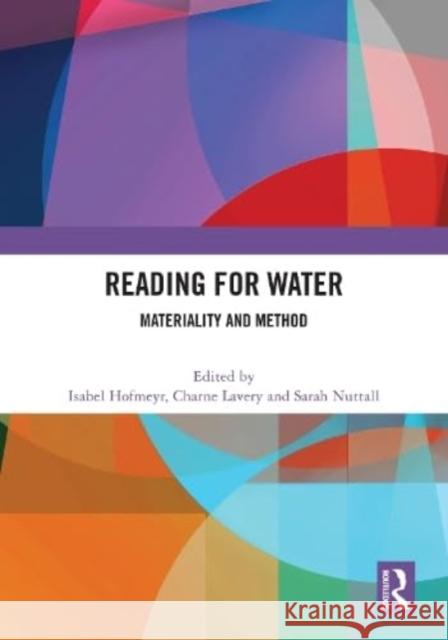 Reading for Water  9781032516295 Taylor & Francis Ltd